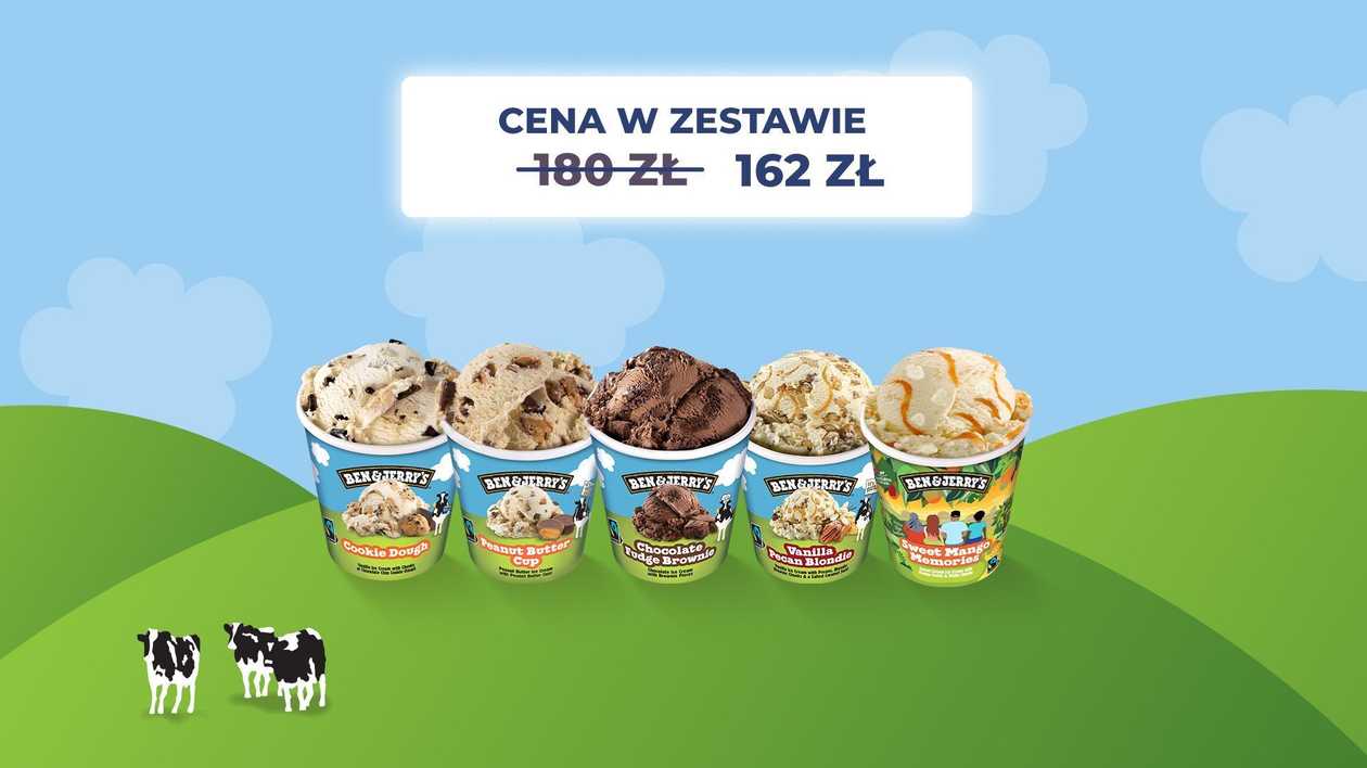 Zestaw 5 kubków BEN&JERRY'S