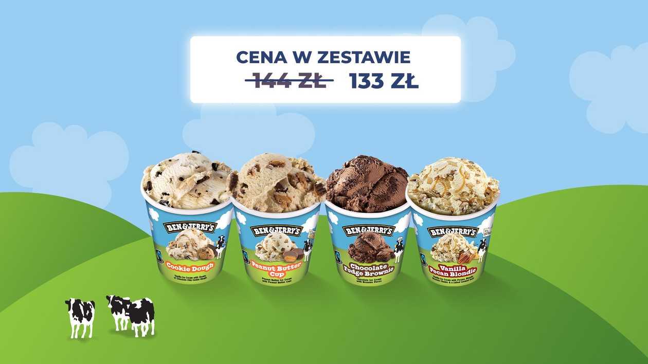 Zestaw 4 kubków BEN&JERRY'S