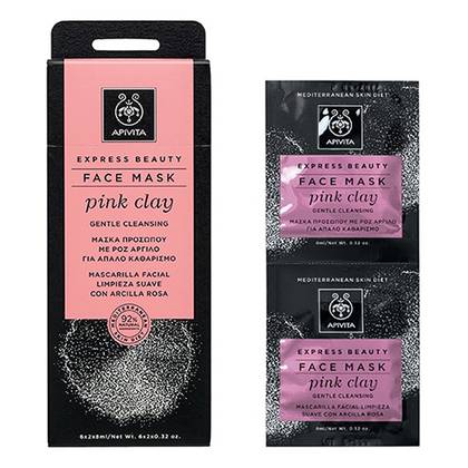 Apivita - Express Beauty Face Mask Delicate Cleansing with Pink Clay 2X8ml 1836