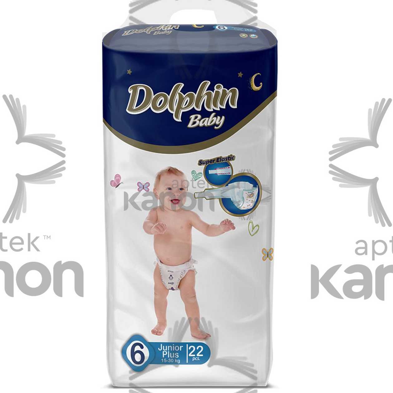 Uşaq Bezi Dolphin Junior Plus 1530 Kq N22 6 (pampers)