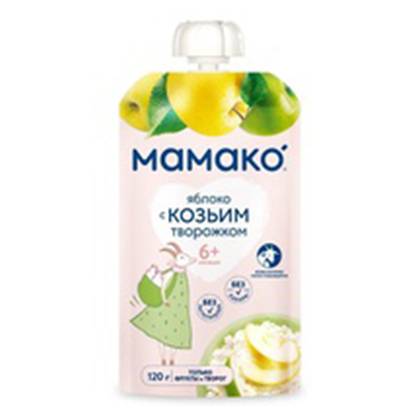 Mameko - Apple Goat Milk Curd Pouch /6m+/ 120g 0415