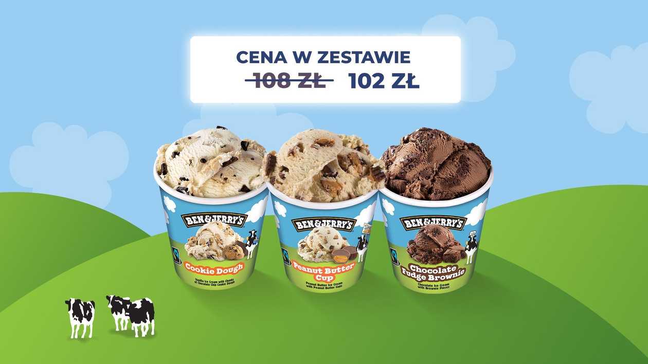 Set of 3 BEN&JERRY'S Cups