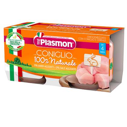 Plasmon - Rabbit Meat Dinner /6 months+/ 80g 1584 #2