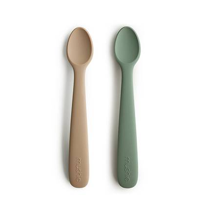 Mushi - Green and Cream Silicone Spoon 2360273/1113 #2