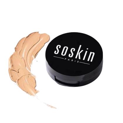 Soskin - Face Cream Powder SPF 30 Natural Color Rosacea/Couperose/High Coverage 10g 9945