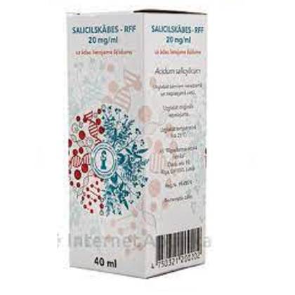 Salicylic Acid 2% Alcohol Solution 40ml Bottle /Latvia/ #1