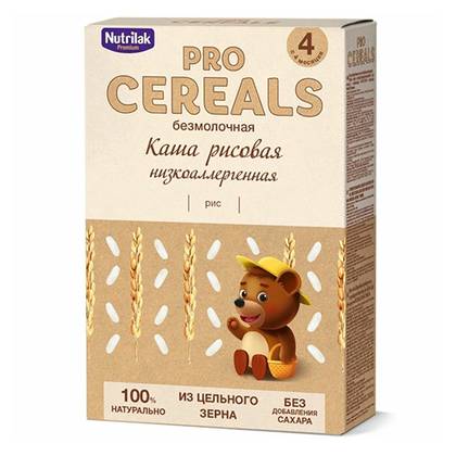 Nutrilak Premium - Rice Hypoallergenic Porridge /4 months+/ 200g 1028