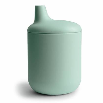 Mushi - Green Silicone Cup with Straw 2480031/4541