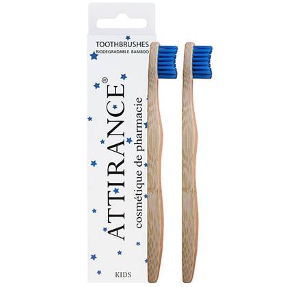 Atiransi - Children's Biodegradable Bamboo Toothbrush Blue 0679 #2