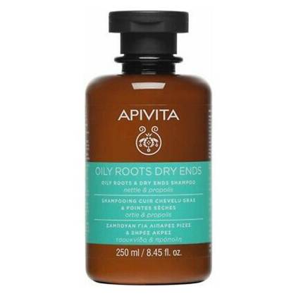 Apivita - Shampoo with Propolis/Nettle Extract for Oily Roots/Dry Ends 250ml 1707