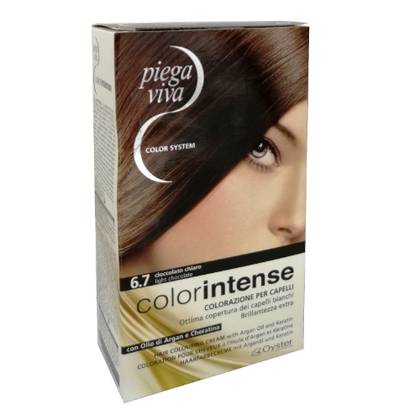 Piega Viva - Hair Dye with Argan Oil and Keratin 6.7 Light Chocolate Color 023986