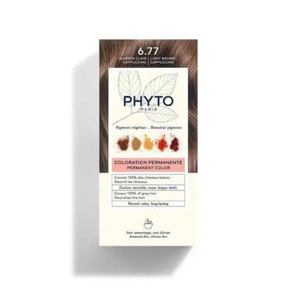 Phito - Color Hair Dye N6.77 Light Brown (Cappuccino) 9690/0969/2389