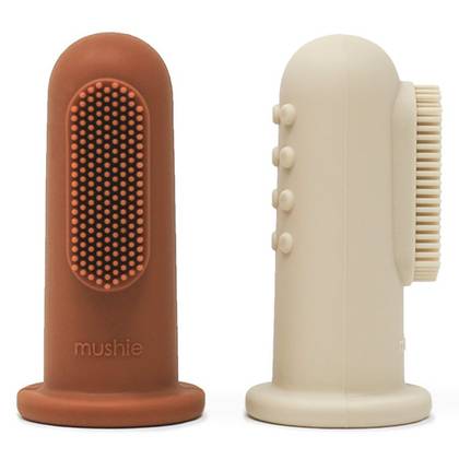 Mouth - Gum Massager Finger Brick Color/Cream Color 2550252/0185 #2