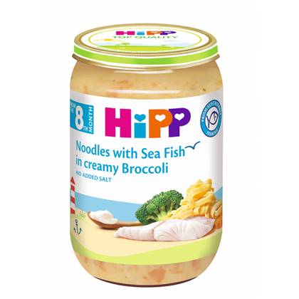 Hipp - Sea Fish Dinner with Cream and Broccoli /8 months+/ 220g 6550-01
