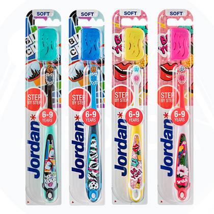Jordan - Toothbrush for Kids STEP BY STEP /6-9 Years/ 0301/1/03252