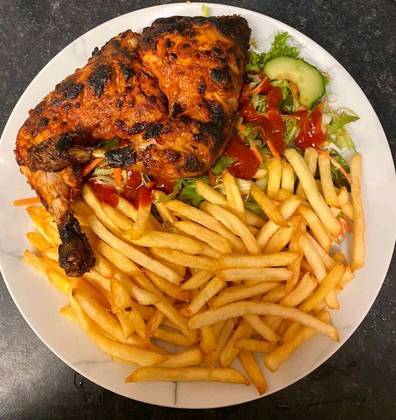 Chicken tandoori + fries