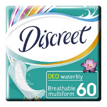 Discreet - Daily Panty Liner Deodorant Water Lily 108023/789040/170354 #60