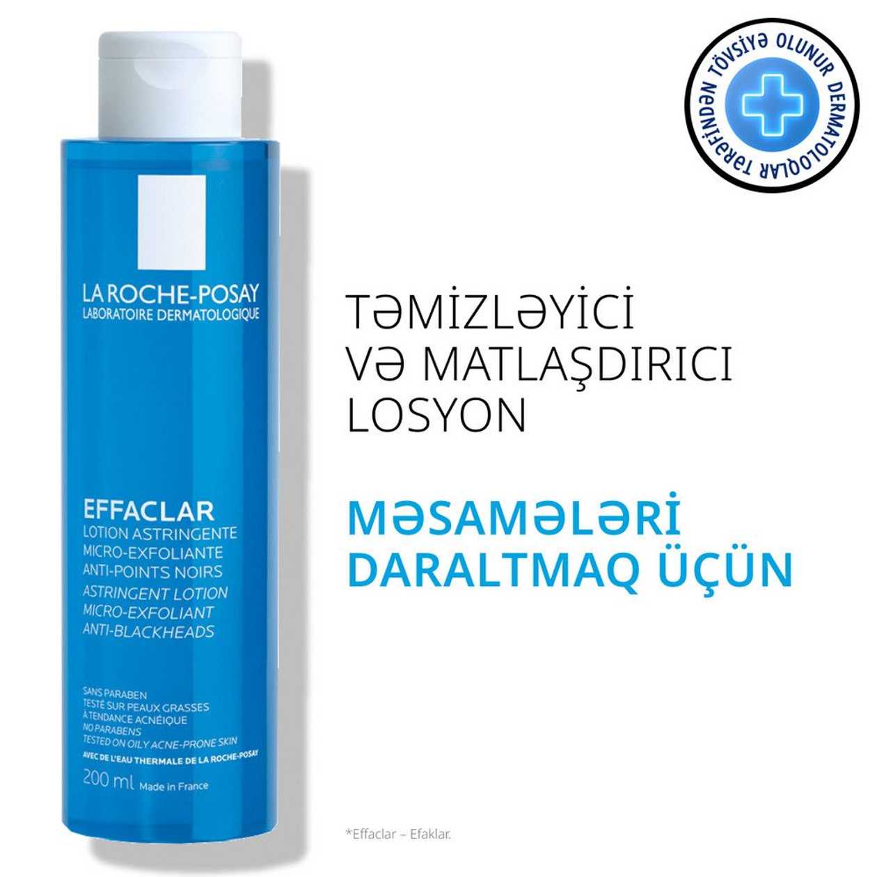 La Rocheposay Yağlı Dəri Üçün Məsamələri Yığan Losyon 200 ml