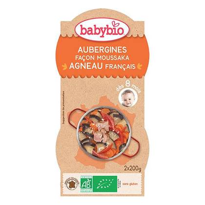 Beibibio - Greek Moussaka with Lamb Meat /8 Months+/ 200g 0513 #2