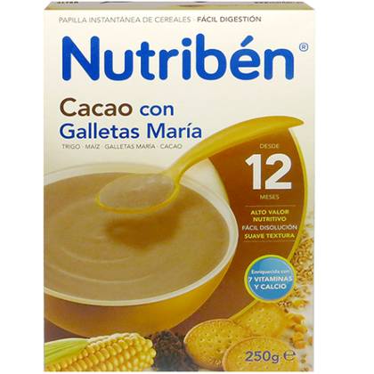 Nutribene - Cereal with Cocoa /1 year+/ 250g 6577/5828/6885