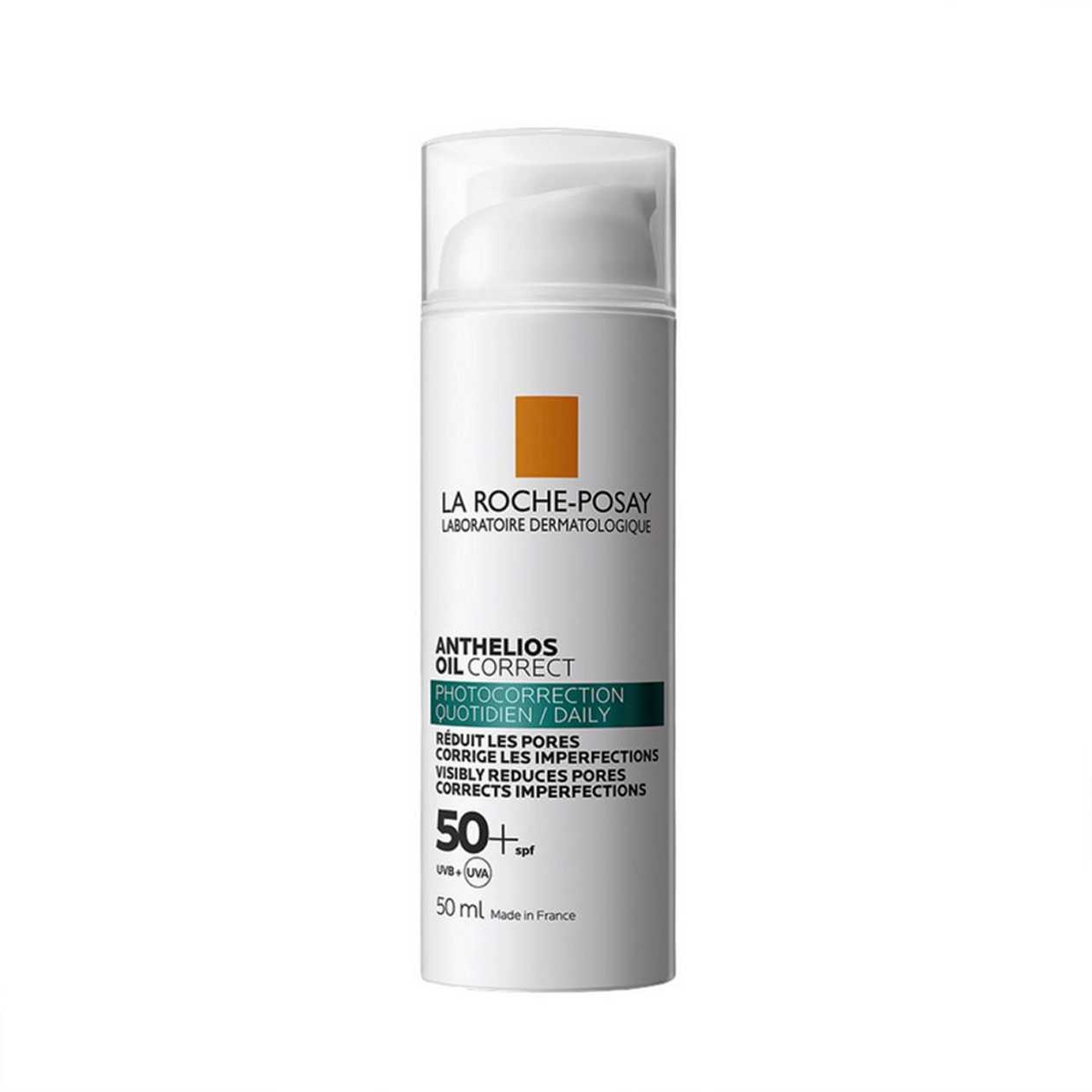 La Roche-posay Anthelios Oil Correct Spf50 Yağlı Və Akneyə Meyilli Dəri Üçün Günəşdən Qoruyucu Krem 50 Ml