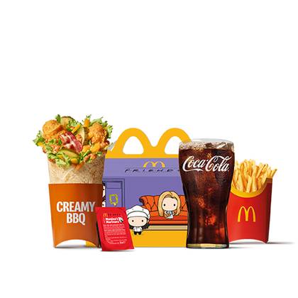 Creamy BBQ Chicken McWrap Friends menu