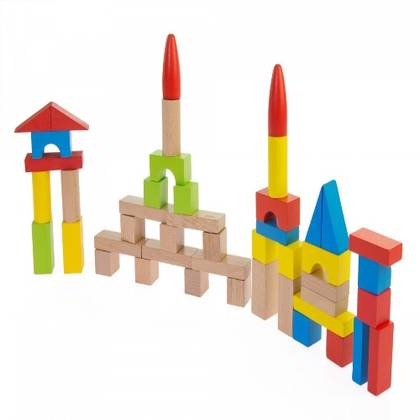 Goki - 50-Piece Building Blocks Toy /2 Years+/ 58575