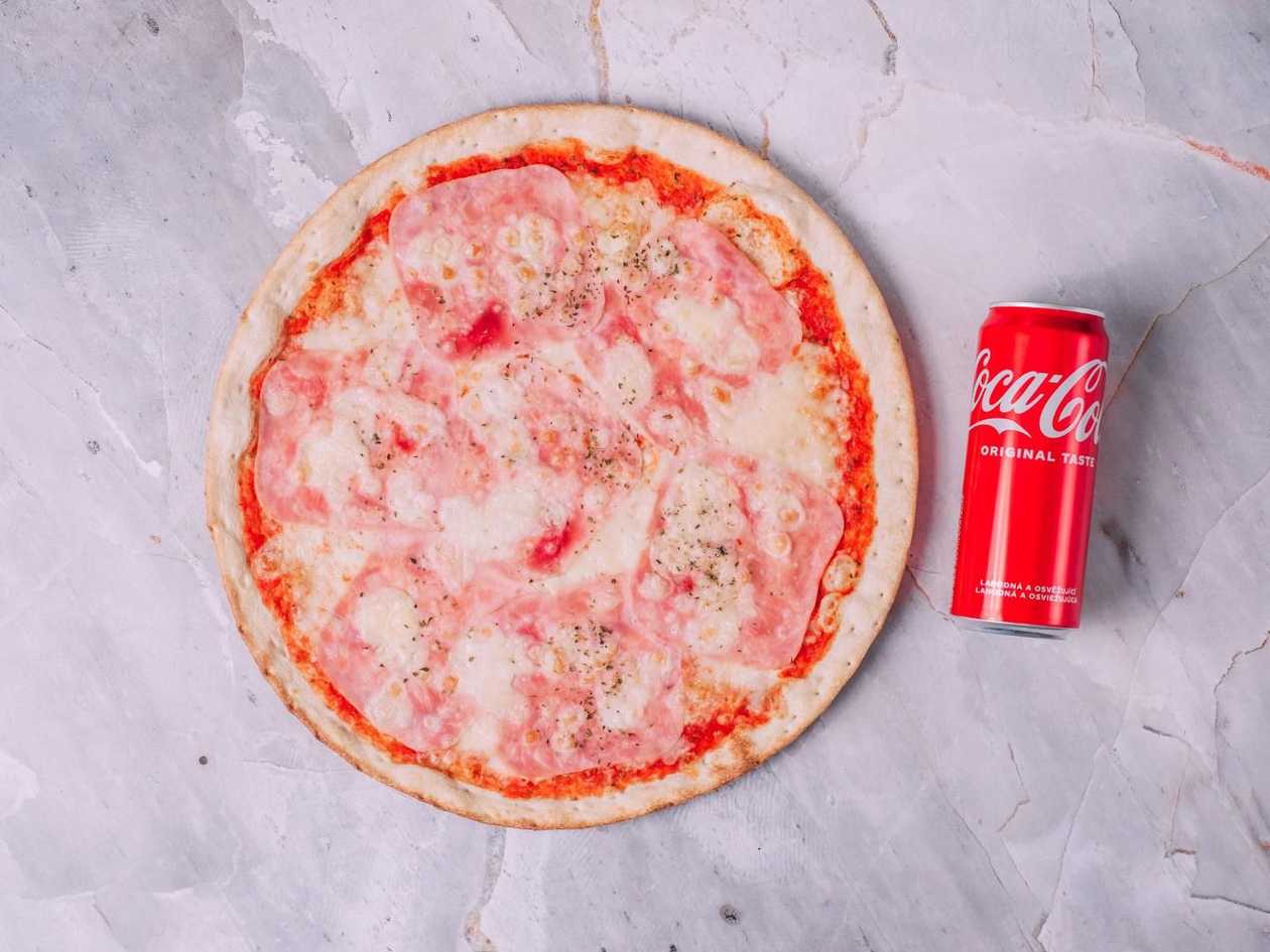 Lunch menu Ham 32 cm + drink 0,5l