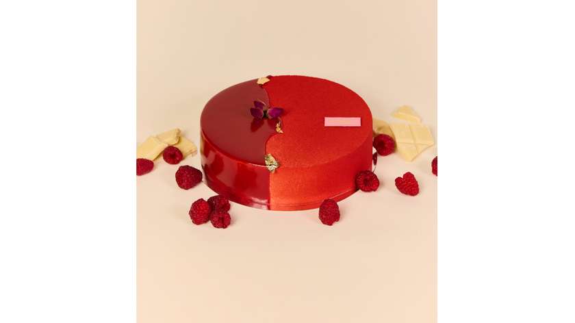 Tort Biała Czekolada Chrupiąca Malina