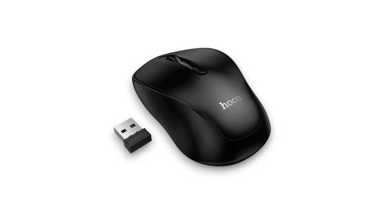 Hoco GM41 Bluetooth Mouse, Black, 6942007658614