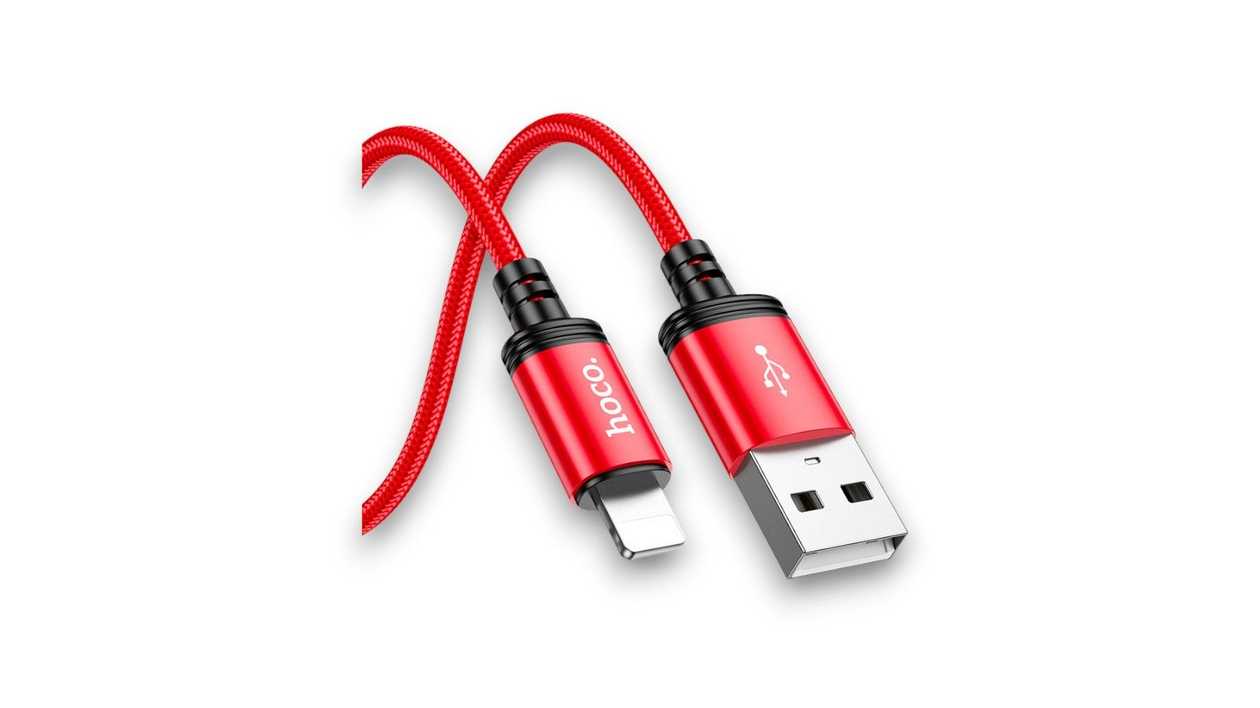 Hoco X89 USB to Lightning Cable, Red, 6931474784339