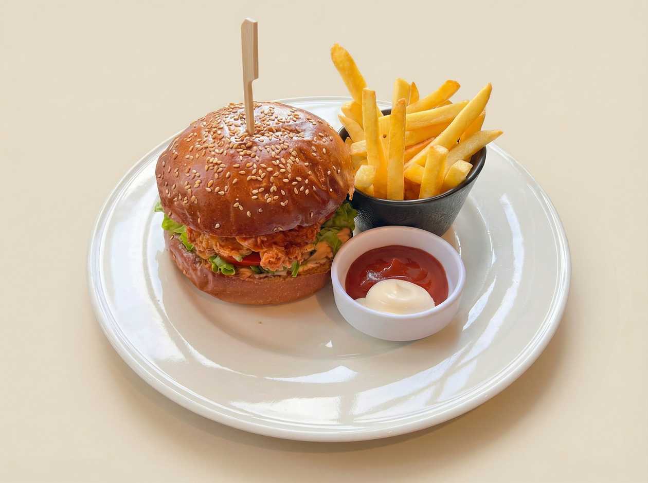Chicken Strips Burger