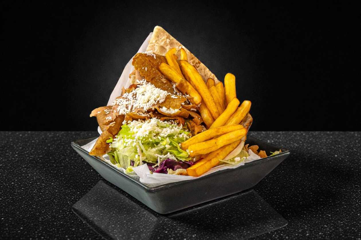 Döner s hranolky