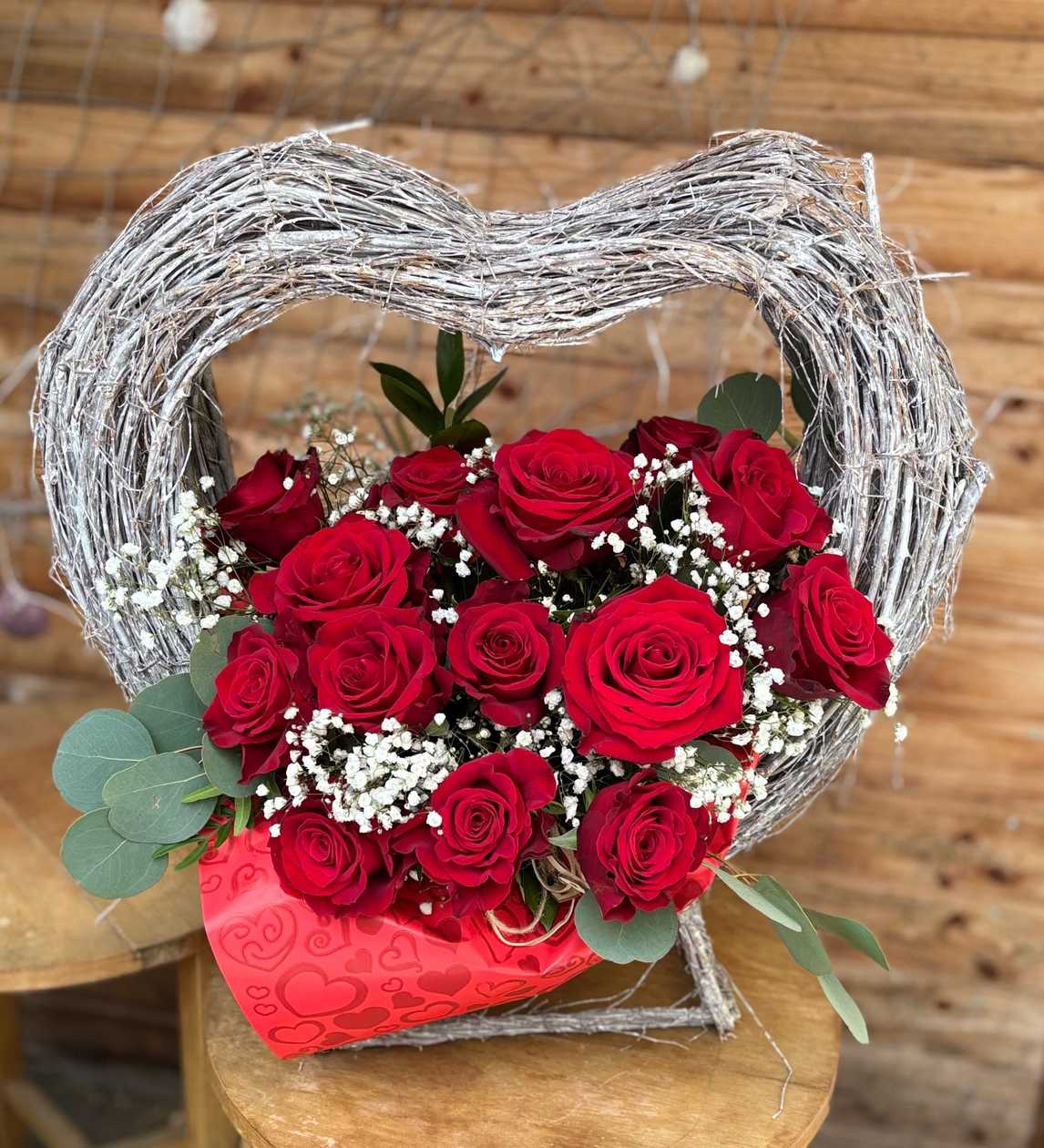 Heart with Roses