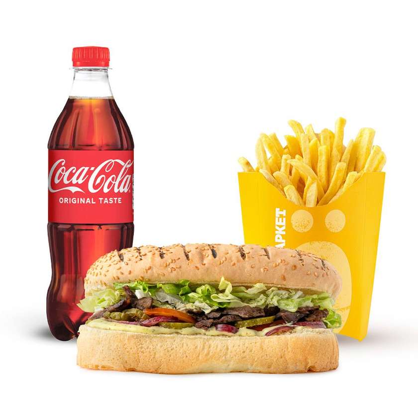 Комбо меню Донер з яловичиною (450г)