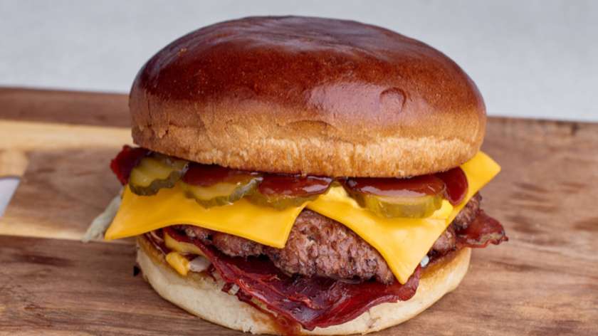 Whisky BBQ smash burger