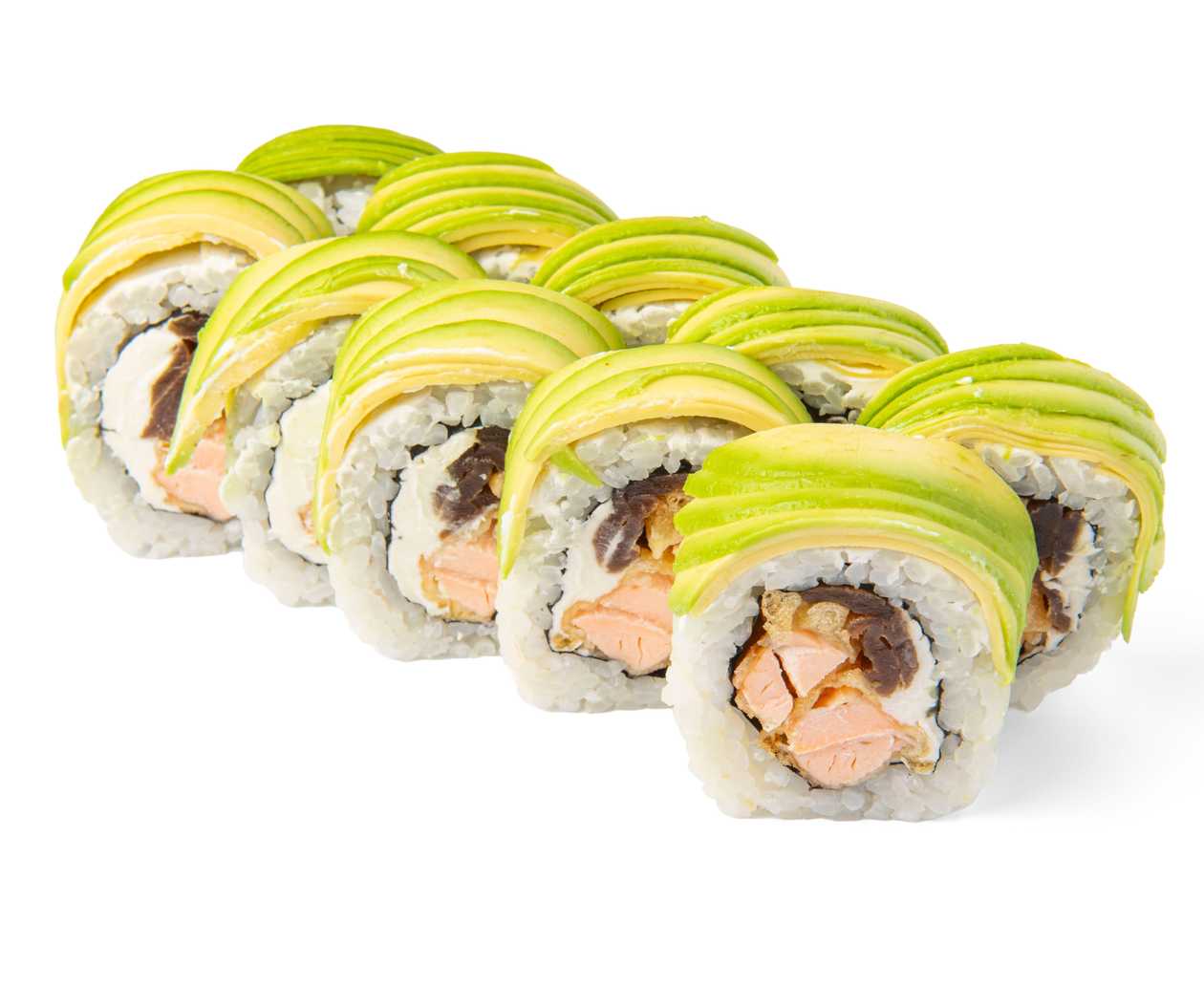 California Gold łosoś grill owinięta awokado