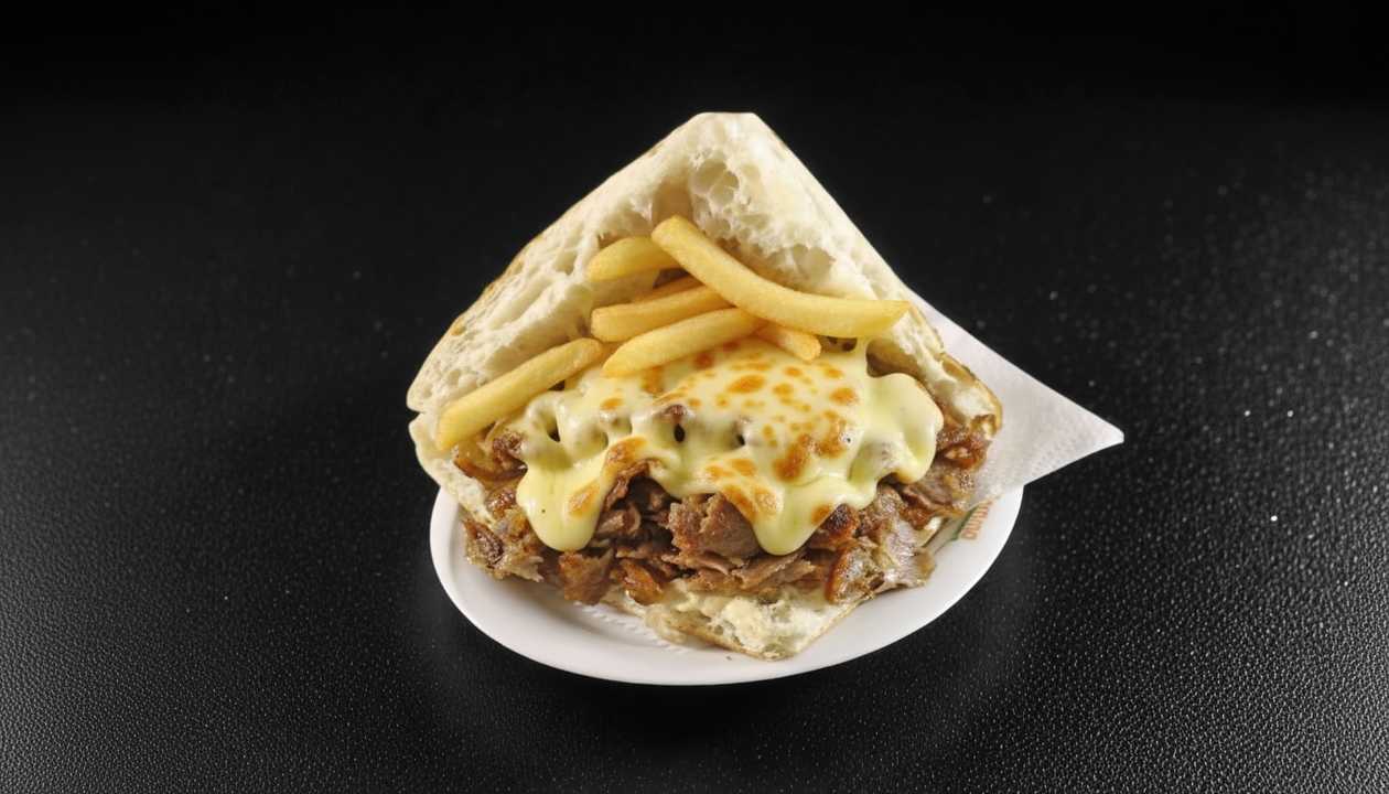 Cheese Kebab s hranolky
