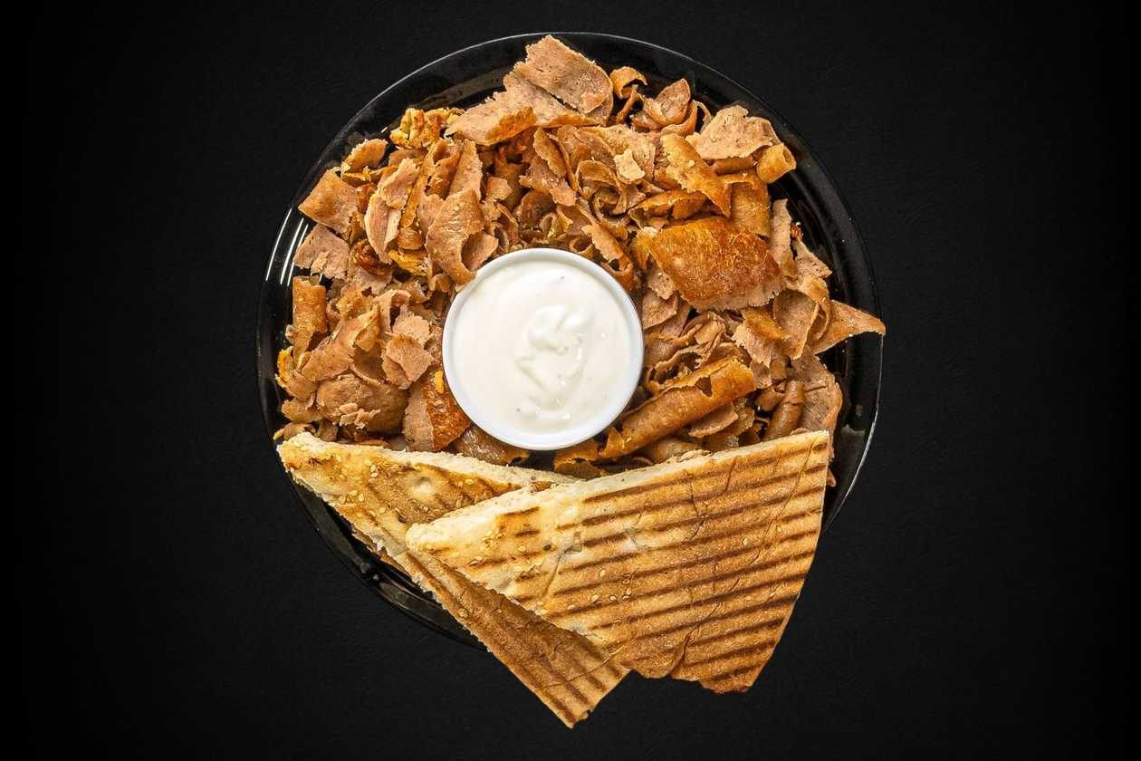 Velký kebab talíř speciál