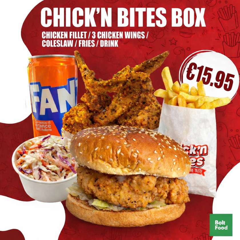Chick'n Bites box