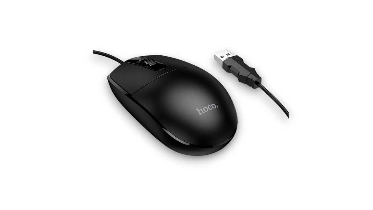 Hoco GM50 Mouse, Black, 6942007668811