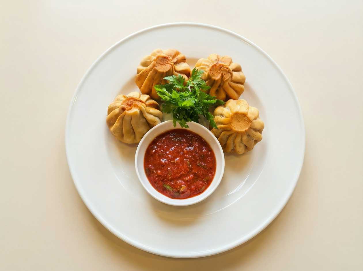 Fried Georgian Khinkali