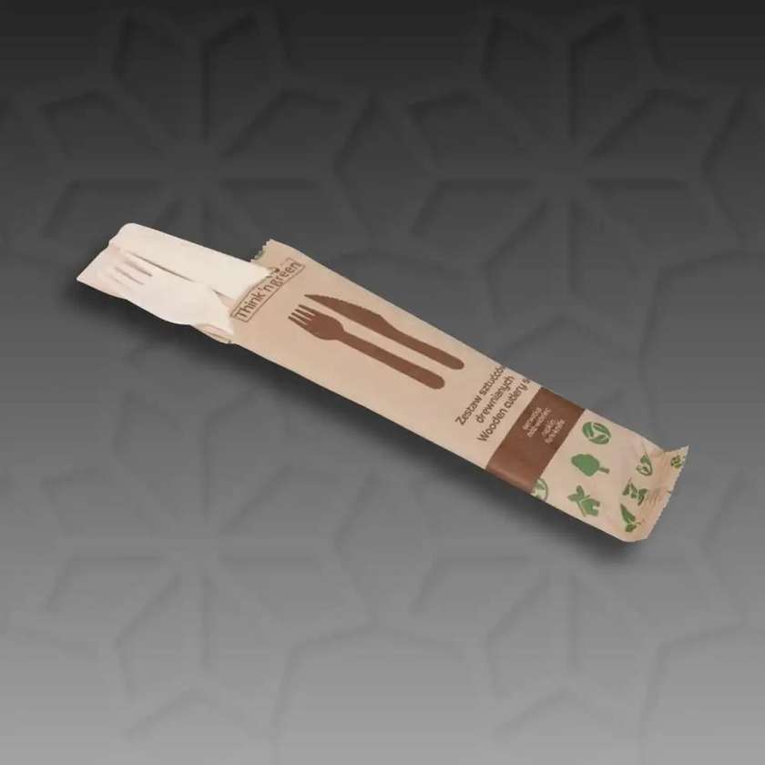 Sztućce ekologiczne (widelec+nóż)