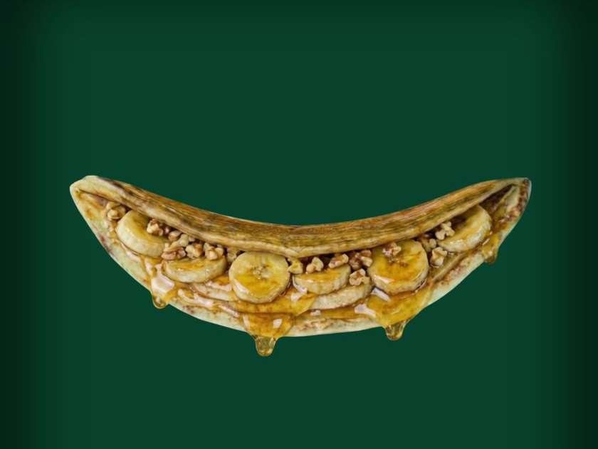 CLATITA CU MIERE, BANANA SI NUCA 300G