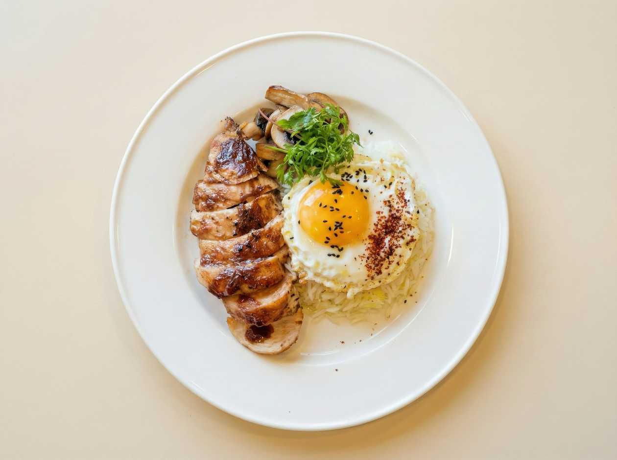 Chicken with Cheese sauce