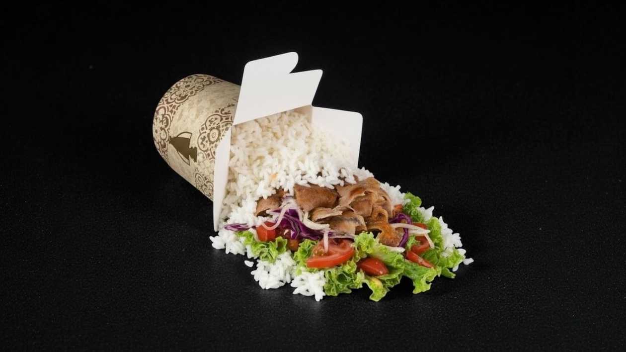 Velký box s rýží