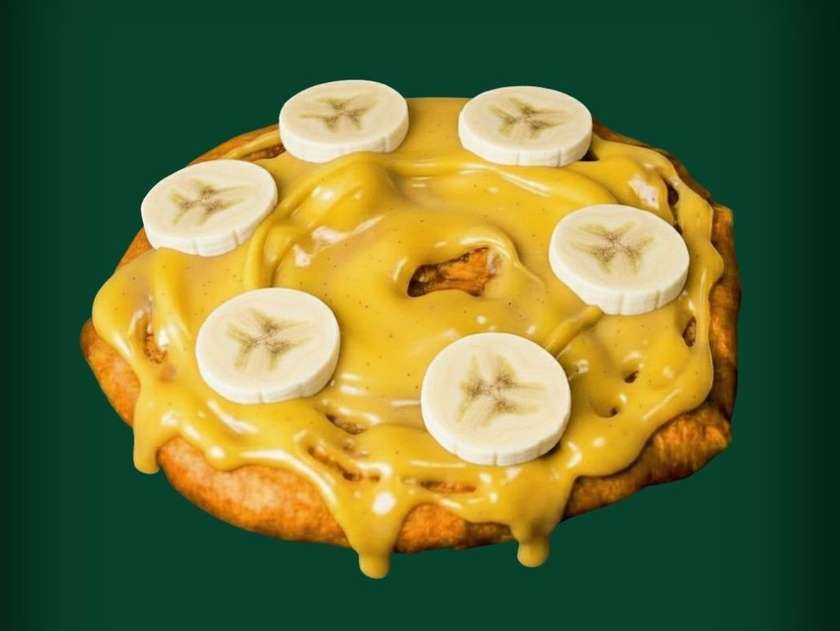 LANGOS CU CREMA DE VANILIE BANANA 240G