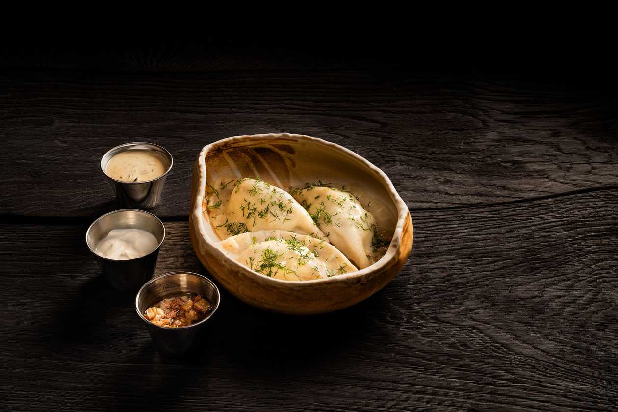 Tiškevičiai Koldūnai with venison and dried boletus