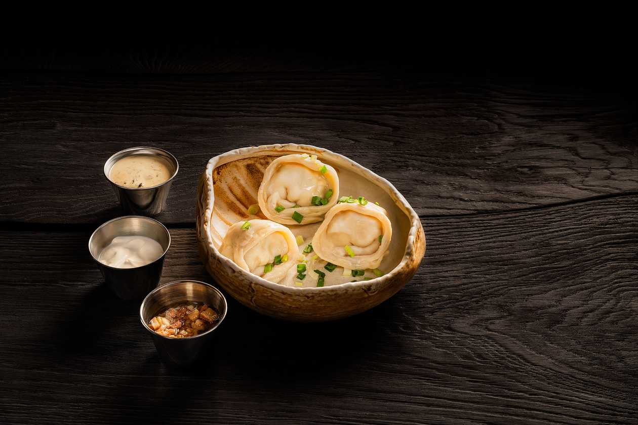 Bernelių užeiga's Signature Koldūnai with Pork