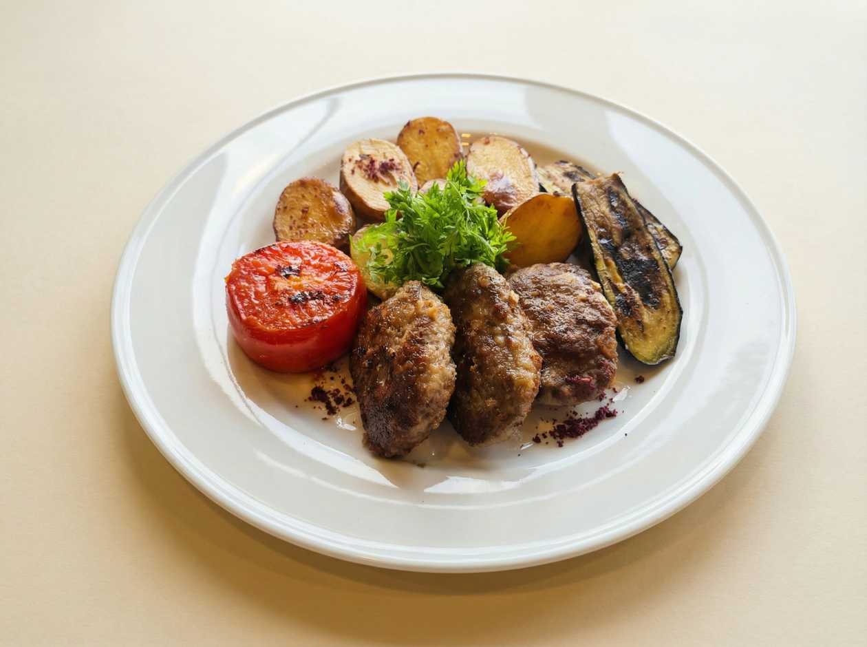 Meat Cutlets with potatoes